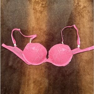 Victoria Secret PINK pink lace bra
